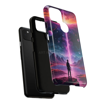 Cosmic Phone Case with Galactic Design Tough Cases for Space Lovers Unique Gift for Astronaut Fans Aesthetic Mobile