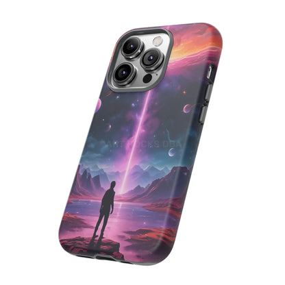 Cosmic Phone Case with Galactic Design Tough Cases for Space Lovers Unique Gift for Astronaut Fans Aesthetic Mobile