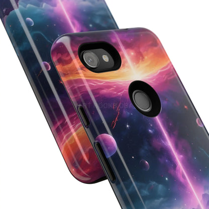 Cosmic Phone Case with Galactic Design Tough Cases for Space Lovers Unique Gift for Astronaut Fans Aesthetic Mobile
