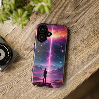Cosmic Phone Case with Galactic Design Tough Cases for Space Lovers Unique Gift for Astronaut Fans Aesthetic Mobile
