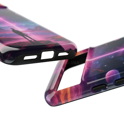 Cosmic Phone Case with Galactic Design Tough Cases for Space Lovers Unique Gift for Astronaut Fans Aesthetic Mobile