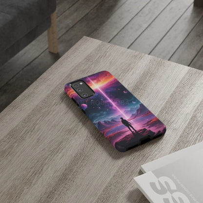 Cosmic Phone Case with Galactic Design Tough Cases for Space Lovers Unique Gift for Astronaut Fans Aesthetic Mobile