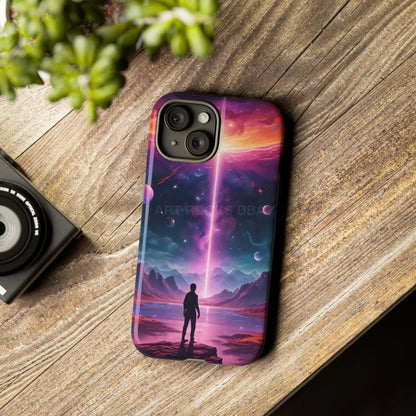 Cosmic Phone Case with Galactic Design Tough Cases for Space Lovers Unique Gift for Astronaut Fans Aesthetic Mobile