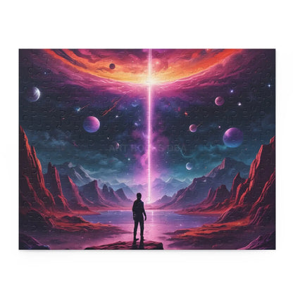 Cosmic Sci-Fi Portal Jigsaw Puzzle- (120/252/500 Piece) - 14’’ × 11’’ (252 pcs) - Puzzle