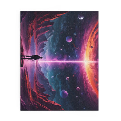 Cosmic Sci-Fi Portal Jigsaw Puzzle- (120/252/500 Piece) - Puzzle