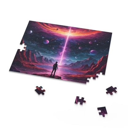 Cosmic Sci-Fi Portal Jigsaw Puzzle- (120/252/500 Piece) - Puzzle