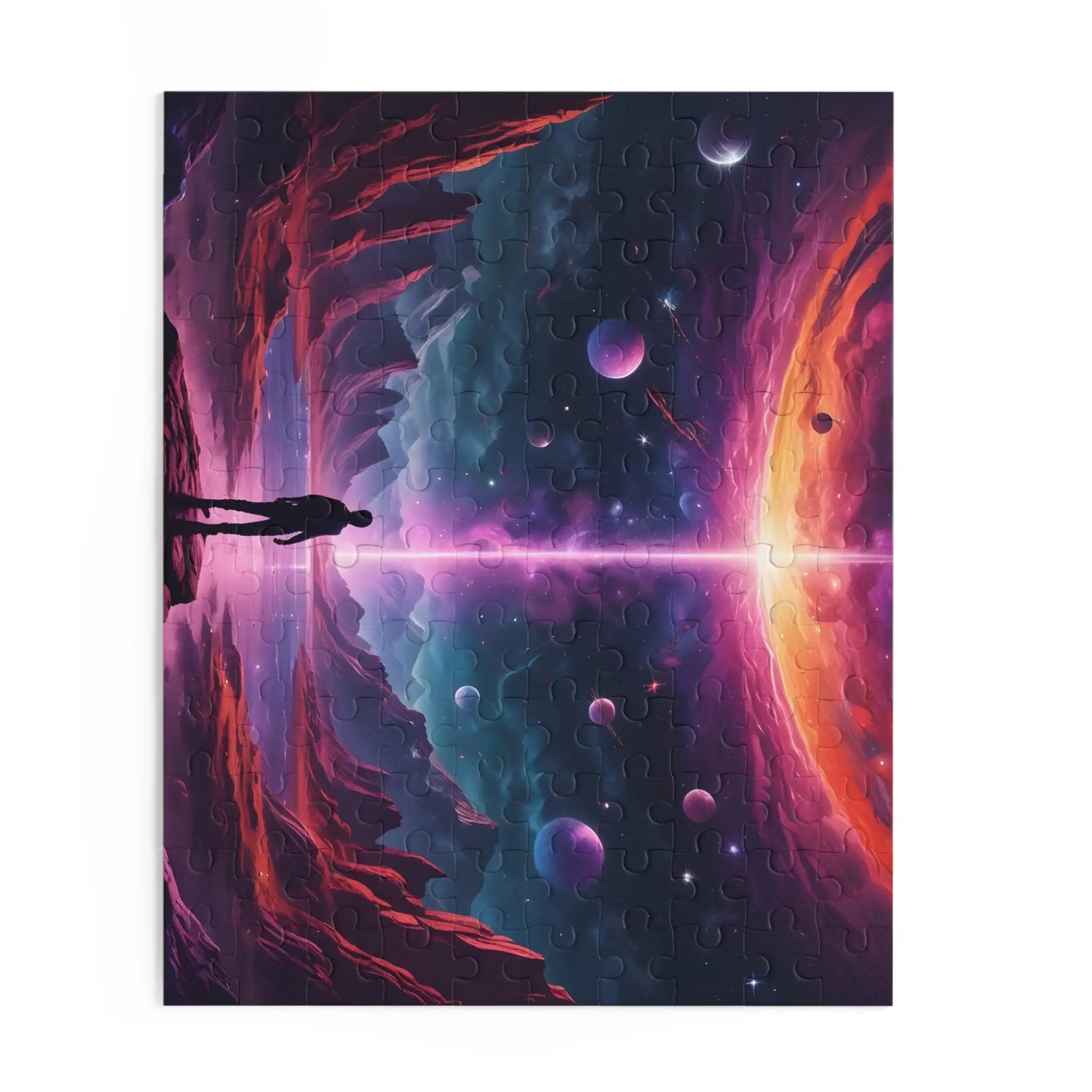 Cosmic Sci-Fi Portal Jigsaw Puzzle- (120/252/500 Piece) - Puzzle