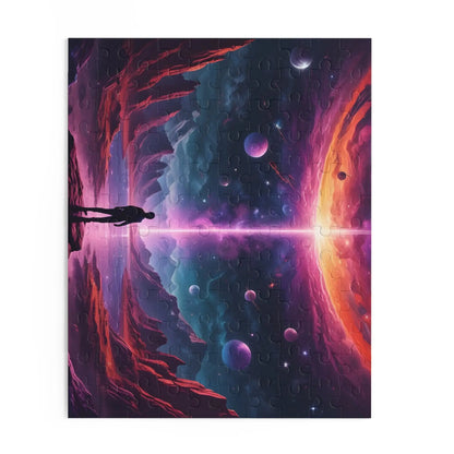 Cosmic Sci-Fi Portal Jigsaw Puzzle- (120/252/500 Piece) - Puzzle