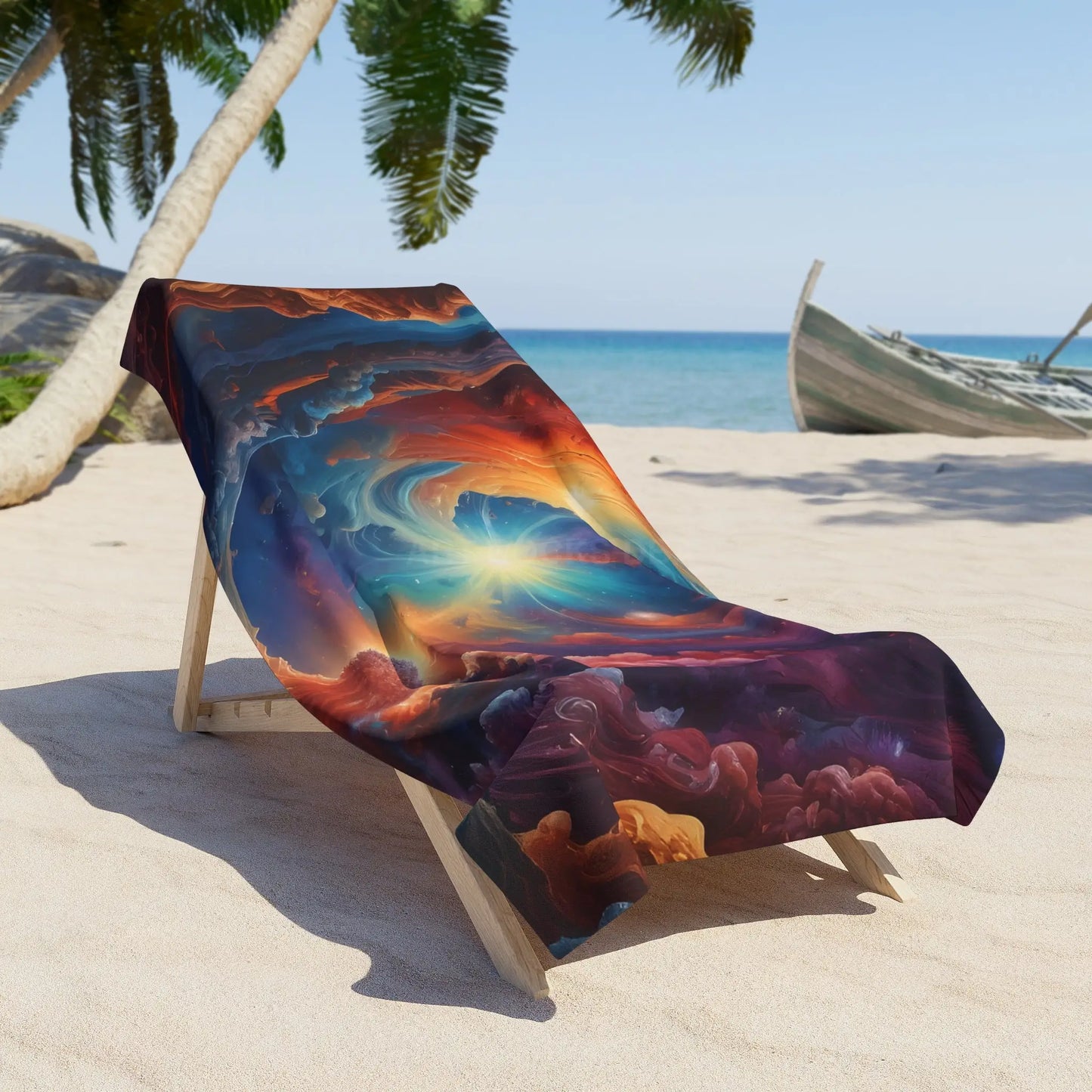 Cosmic Swirl Beach Towel - Home Decor