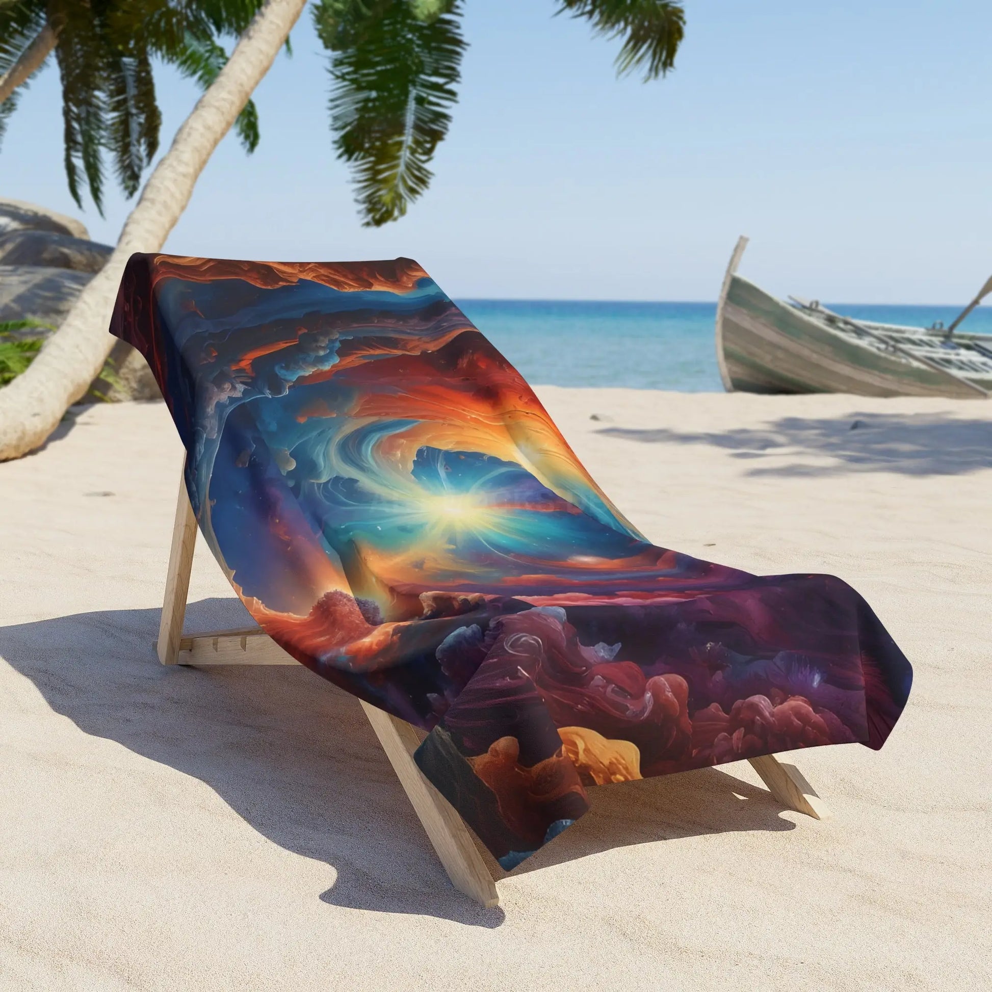 Cosmic Swirl Beach Towel - Home Decor
