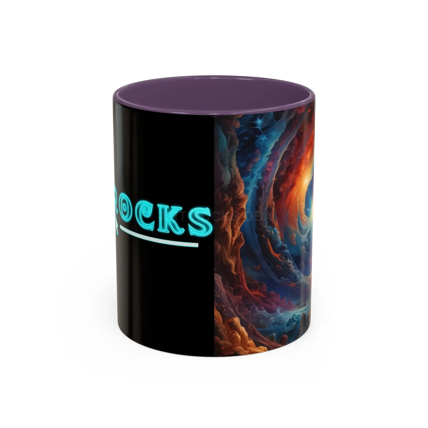 Cosmic Swirl Coffee Mug – Nebula Art 11/15oz Accent Mug - 11oz / Purple - Mug