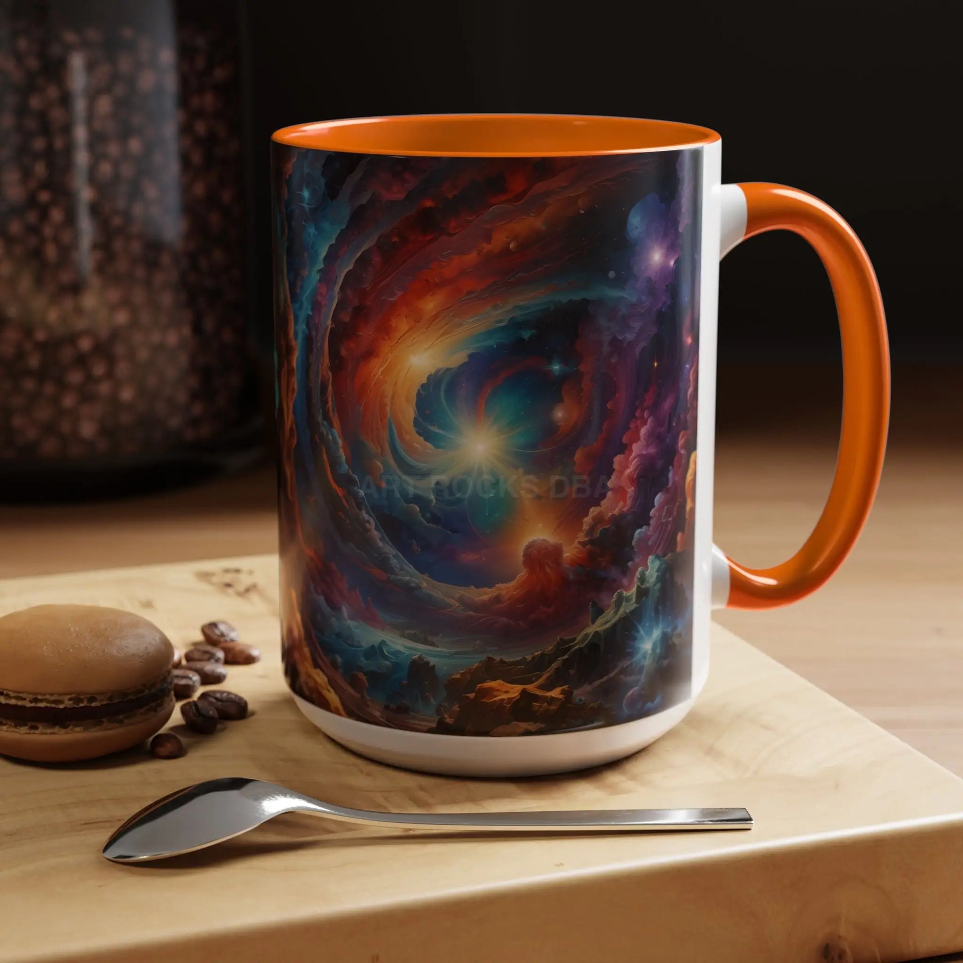 Cosmic Swirl Coffee Mug – Nebula Art 11/15oz Accent Mug - Mug