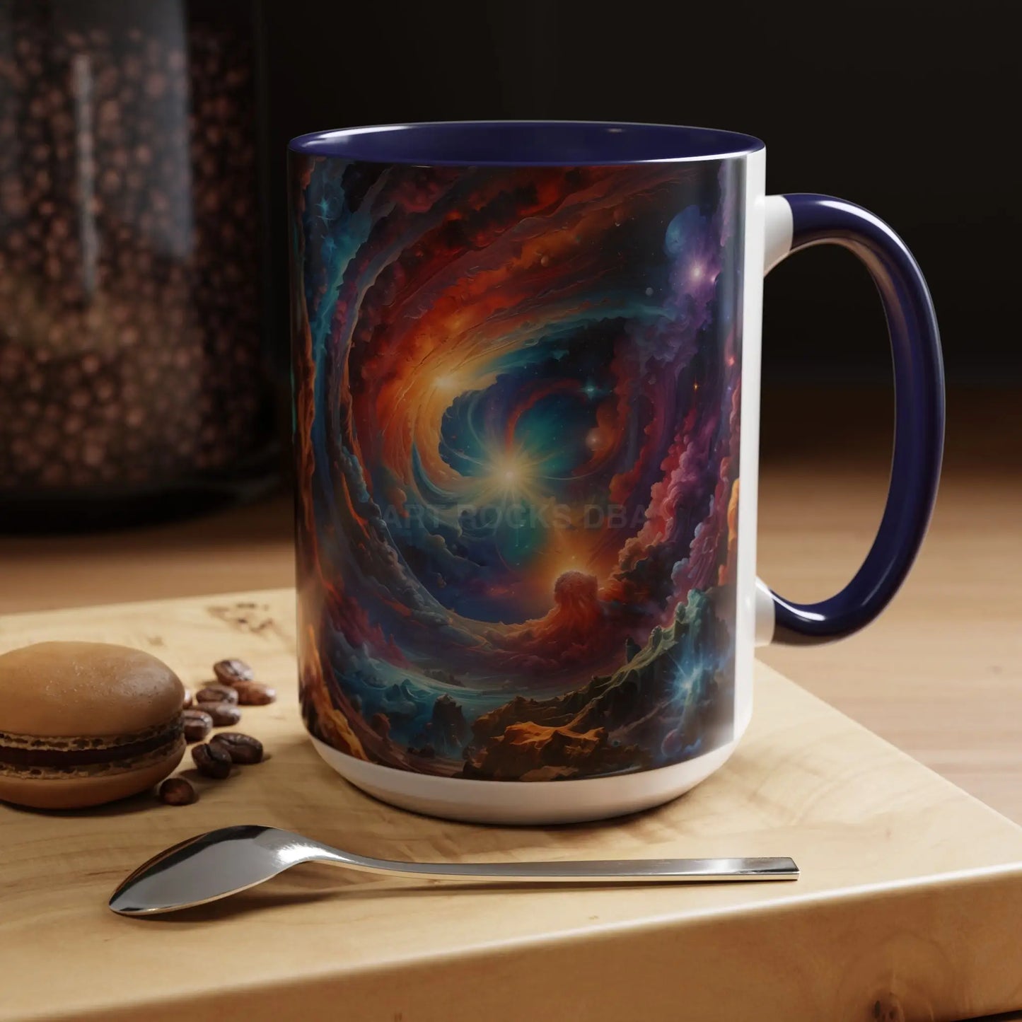 Cosmic Swirl Coffee Mug – Nebula Art 11/15oz Accent Mug - Mug
