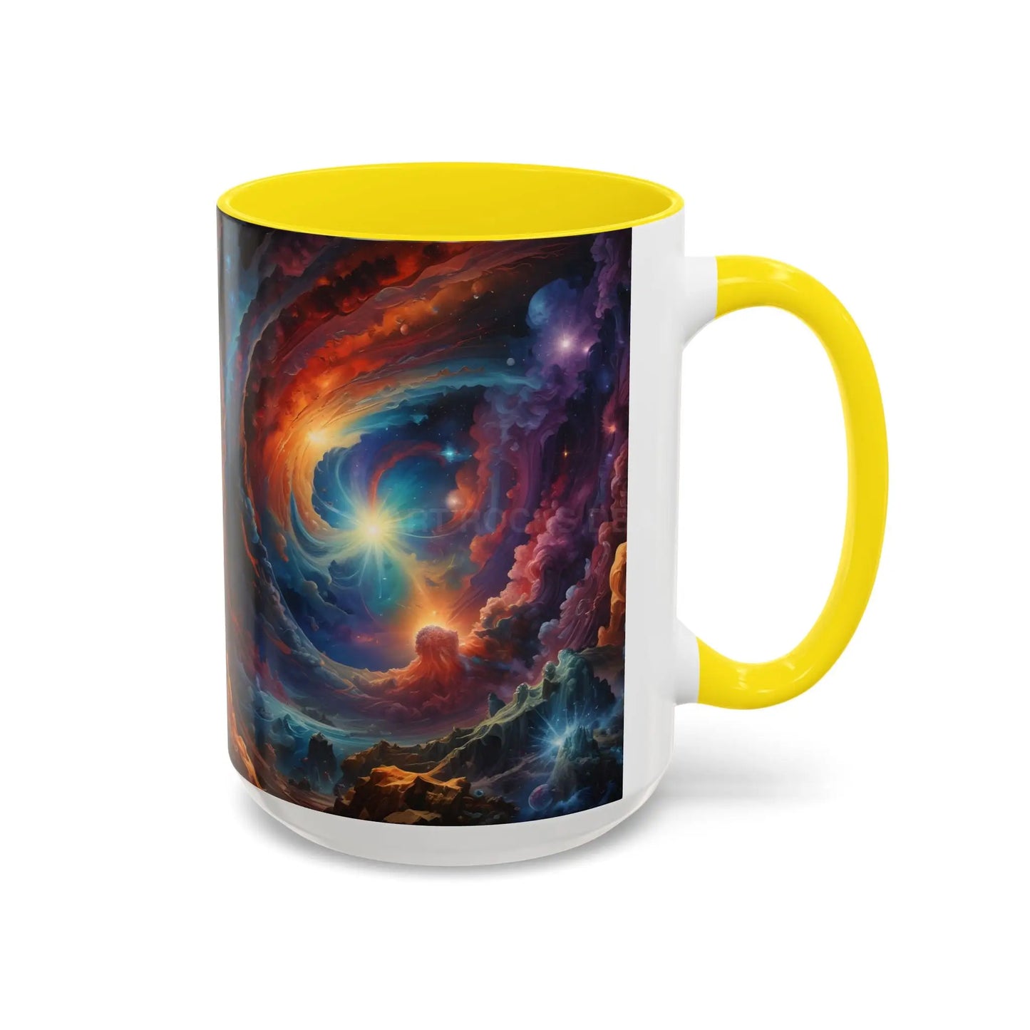 Cosmic Swirl Coffee Mug – Nebula Art 11/15oz Accent Mug - Mug
