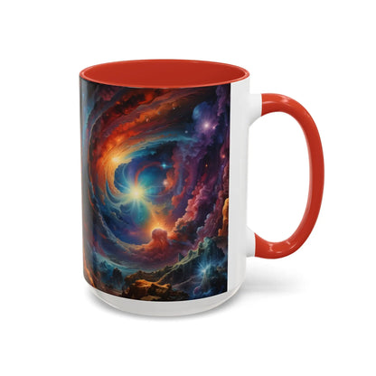 Cosmic Swirl Coffee Mug – Nebula Art 11/15oz Accent Mug - Mug