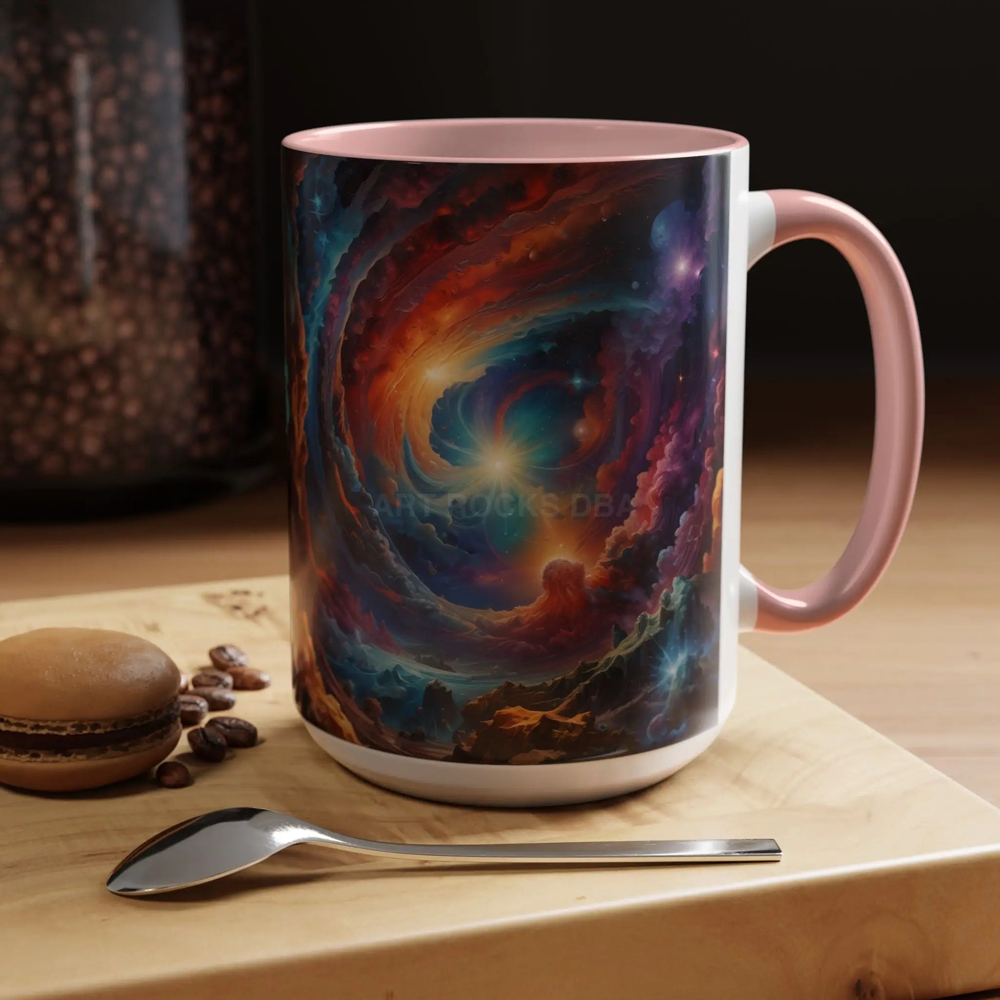 Cosmic Swirl Coffee Mug – Nebula Art 11/15oz Accent Mug - Mug