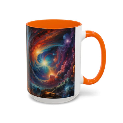 Cosmic Swirl Coffee Mug – Nebula Art 11/15oz Accent Mug - Mug