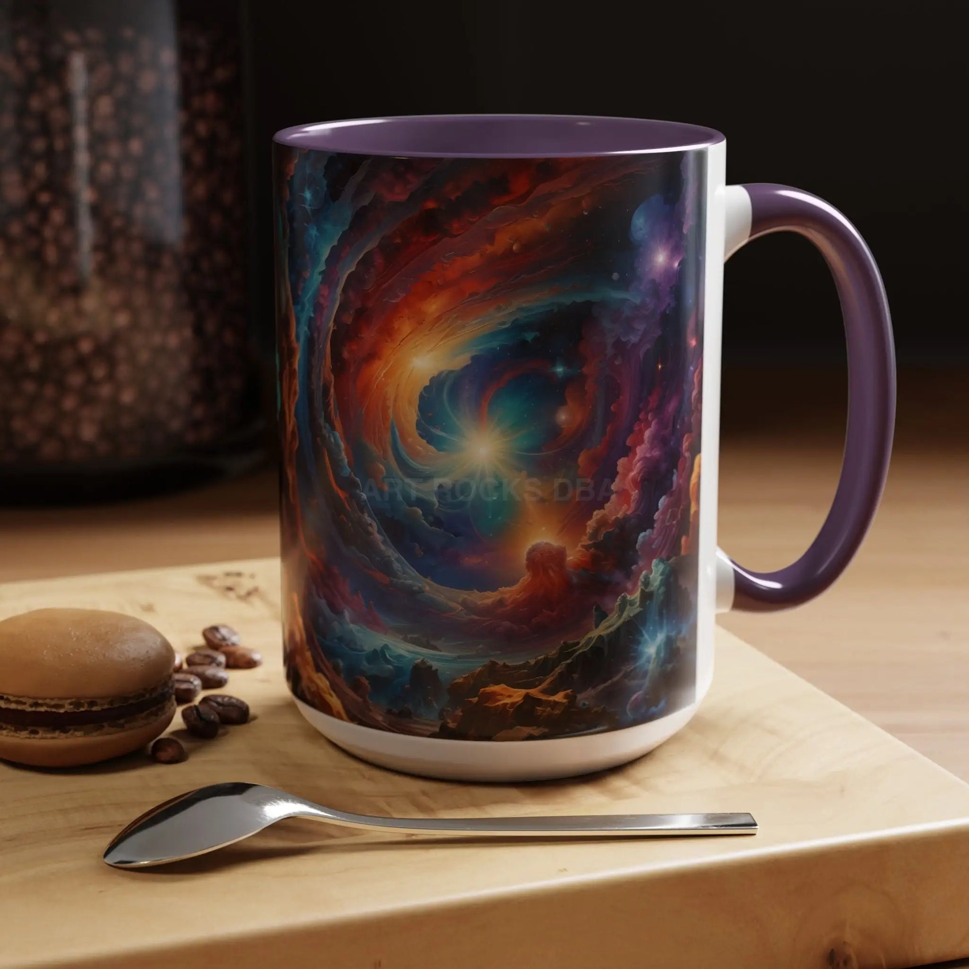 Cosmic Swirl Coffee Mug – Nebula Art 11/15oz Accent Mug - Mug