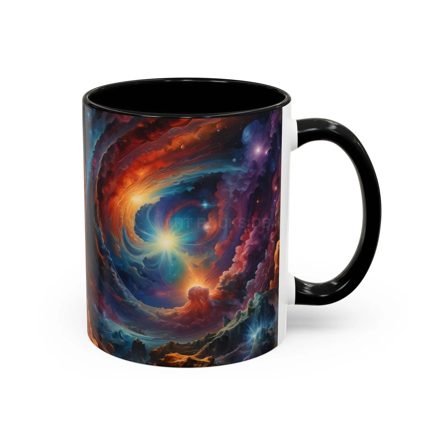 Cosmic Swirl Coffee Mug – Nebula Art 11/15oz Accent Mug - Mug