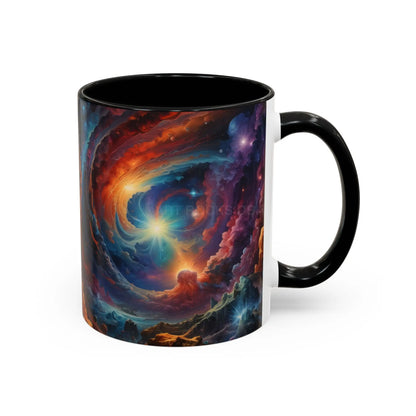Cosmic Swirl Coffee Mug – Nebula Art 11/15oz Accent Mug - Mug