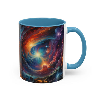 Cosmic Swirl Coffee Mug – Nebula Art 11/15oz Accent Mug - Mug