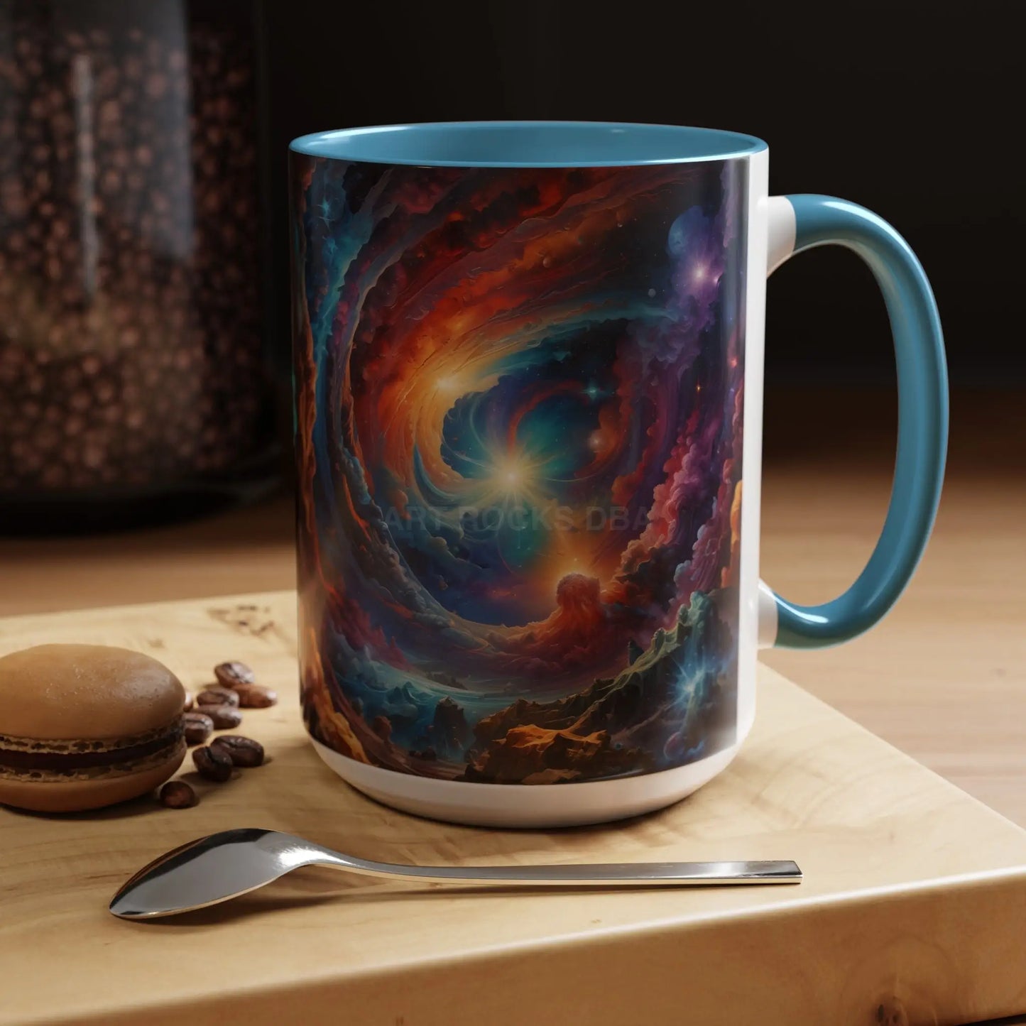 Cosmic Swirl Coffee Mug – Nebula Art 11/15oz Accent Mug - Mug