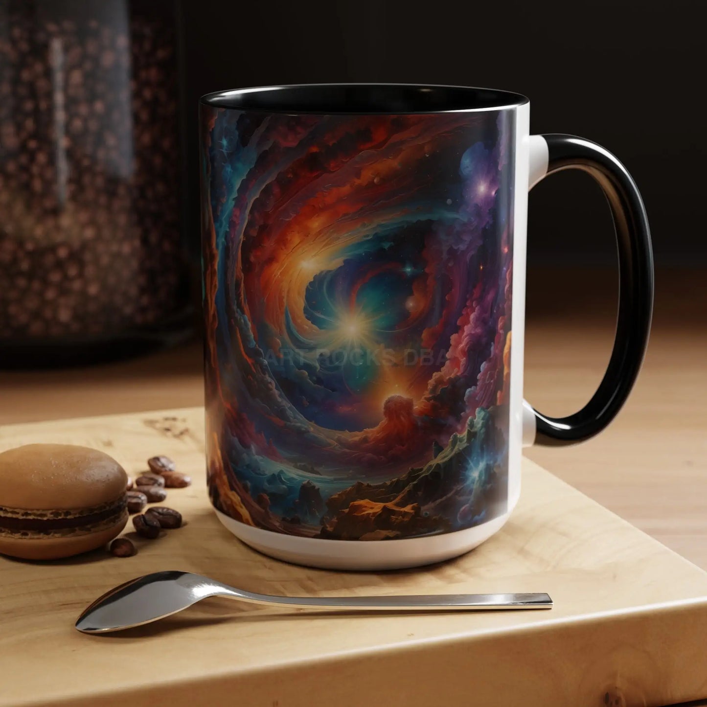 Cosmic Swirl Coffee Mug – Nebula Art 11/15oz Accent Mug - Mug
