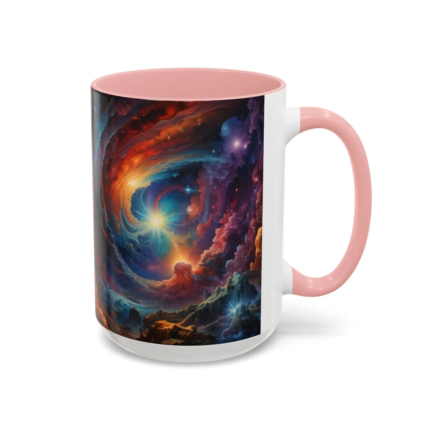 Cosmic Swirl Coffee Mug – Nebula Art 11/15oz Accent Mug - Mug