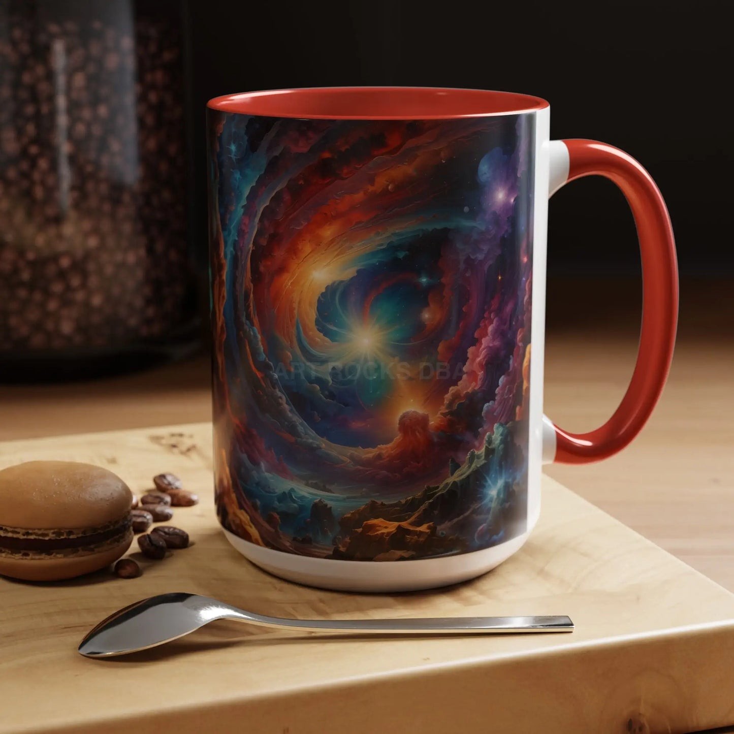 Cosmic Swirl Coffee Mug – Nebula Art 11/15oz Accent Mug - Mug