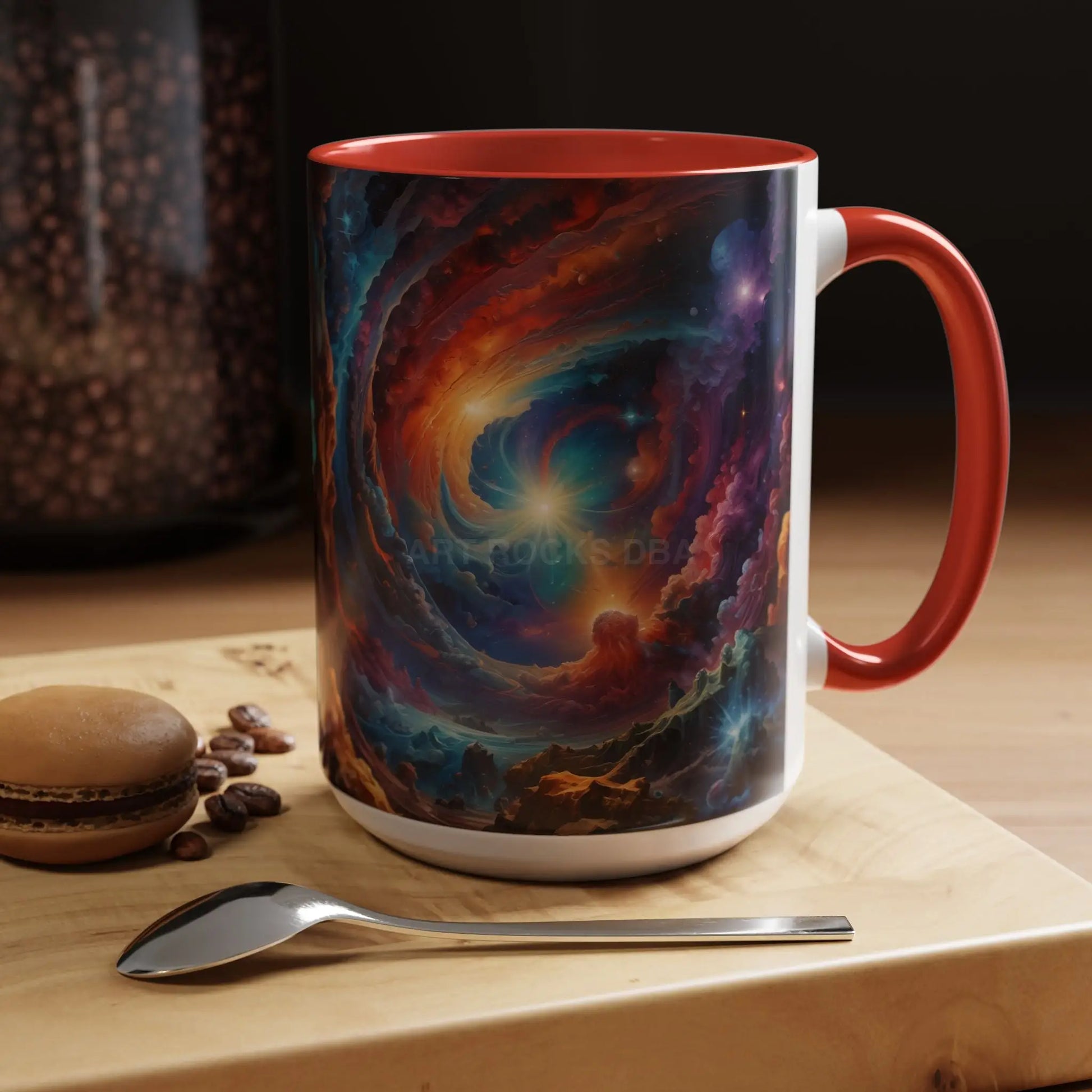 Cosmic Swirl Coffee Mug – Nebula Art 11/15oz Accent Mug - Mug