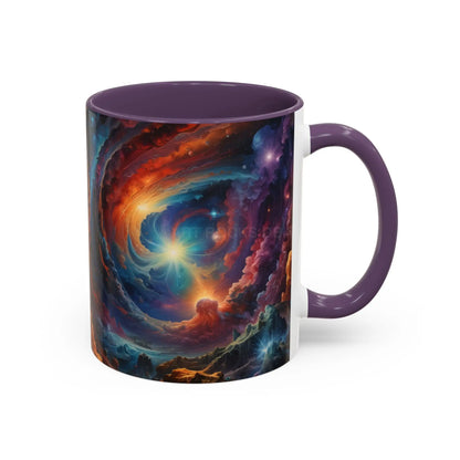 Cosmic Swirl Coffee Mug – Nebula Art 11/15oz Accent Mug - Mug