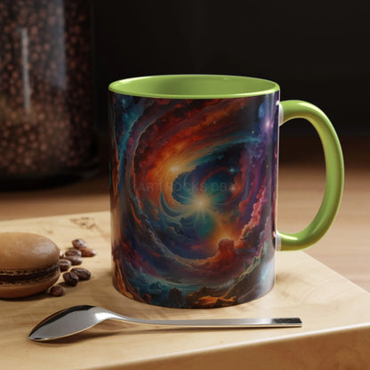 Cosmic Swirl Coffee Mug – Nebula Art 11/15oz Accent Mug - Mug