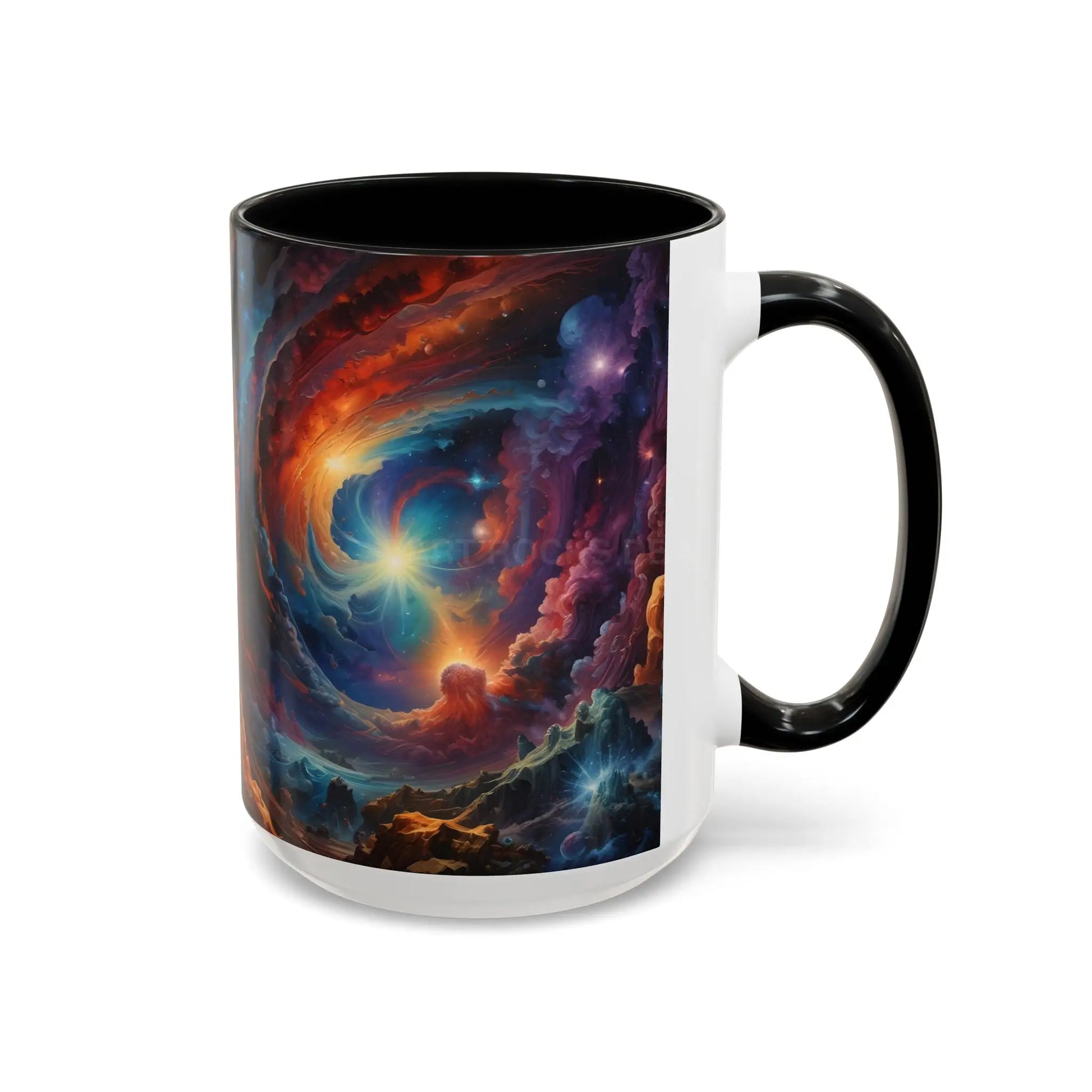 Cosmic Swirl Coffee Mug – Nebula Art 11/15oz Accent Mug - Mug