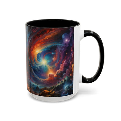 Cosmic Swirl Coffee Mug – Nebula Art 11/15oz Accent Mug - Mug