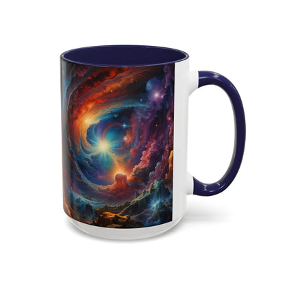 Cosmic Swirl Coffee Mug – Nebula Art 11/15oz Accent Mug - Mug