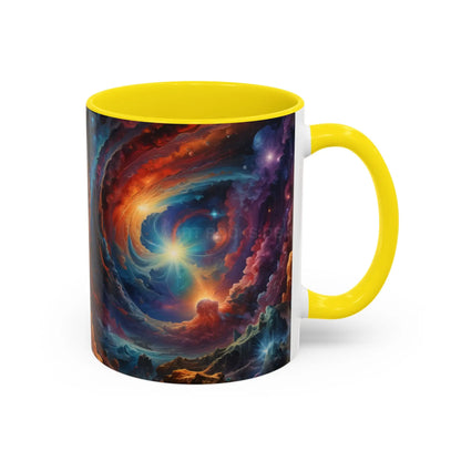 Cosmic Swirl Coffee Mug – Nebula Art 11/15oz Accent Mug - Mug