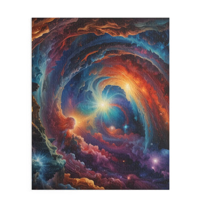 Cosmic Vortex Puzzle – Spiral Nebula 120/252/500-Piece Jigsaw - Puzzle
