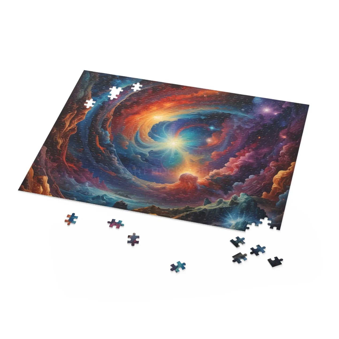 Cosmic Vortex Puzzle – Spiral Nebula 120/252/500-Piece Jigsaw - Puzzle