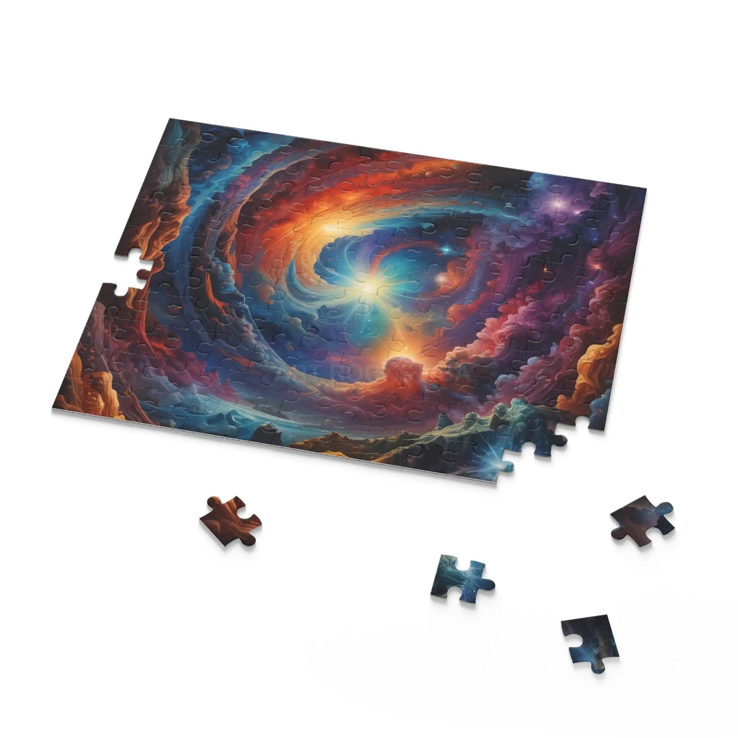 Cosmic Vortex Puzzle – Spiral Nebula 120/252/500-Piece Jigsaw - Puzzle