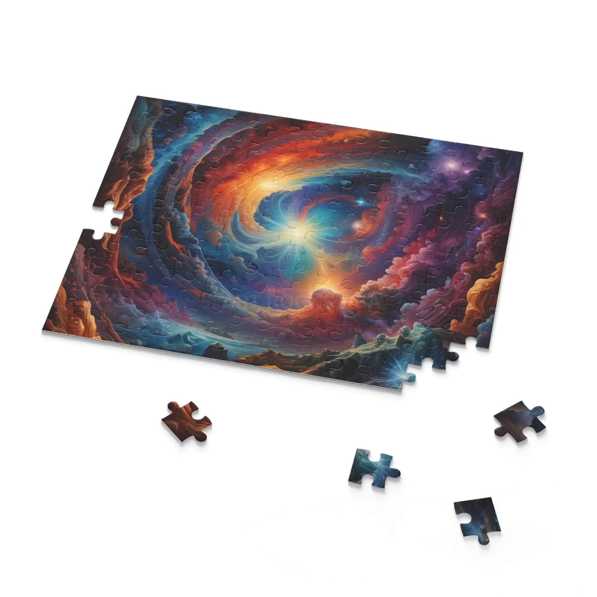 Cosmic Vortex Puzzle – Spiral Nebula 120/252/500-Piece Jigsaw - Puzzle