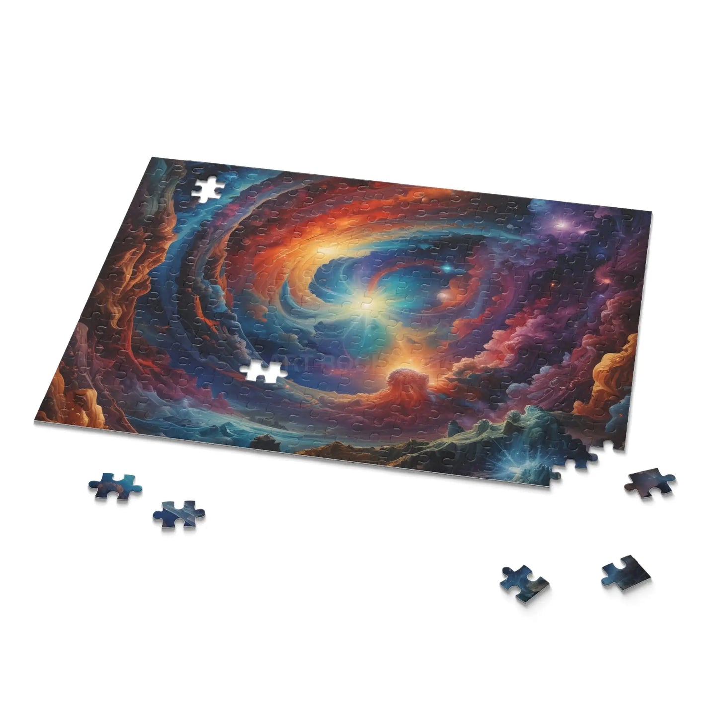 Cosmic Vortex Puzzle – Spiral Nebula 120/252/500-Piece Jigsaw - Puzzle