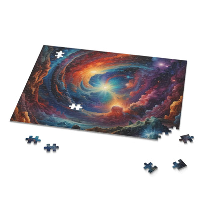 Cosmic Vortex Puzzle – Spiral Nebula 120/252/500-Piece Jigsaw - Puzzle