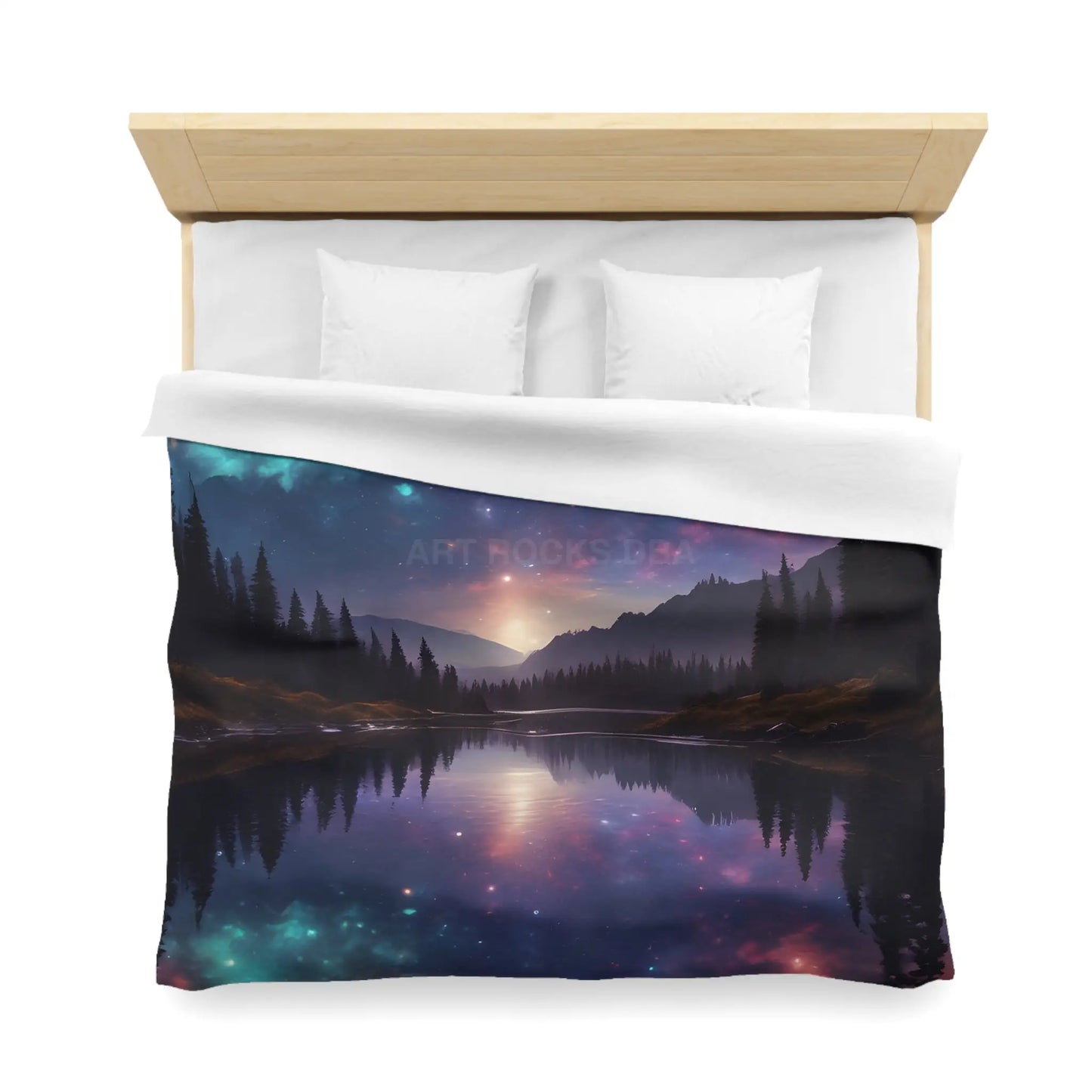 Cosmic Wilderness Duvet Cover - Celestial Bedding Dreamy Bedroom Decor Unique Gift for Galaxy Lovers Starry Night Home