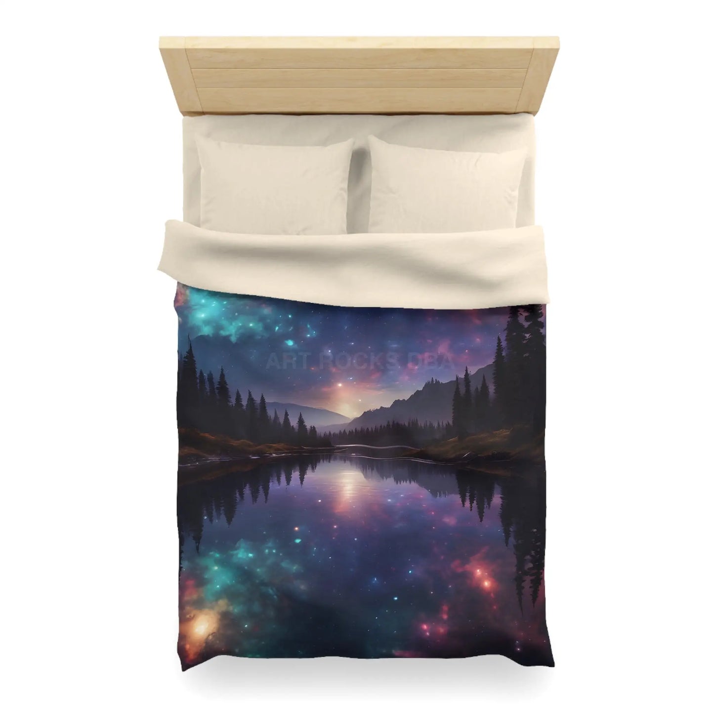 Cosmic Wilderness Duvet Cover - Celestial Bedding Dreamy Bedroom Decor Unique Gift for Galaxy Lovers Starry Night Home