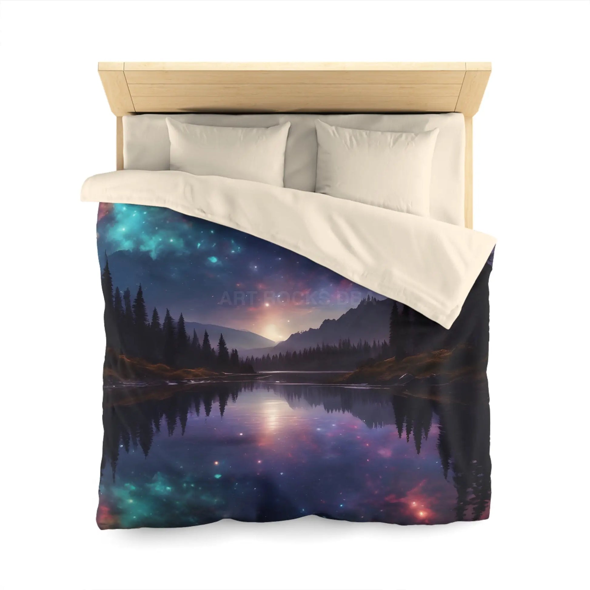 Cosmic Wilderness Duvet Cover - Celestial Bedding Dreamy Bedroom Decor Unique Gift for Galaxy Lovers Starry Night Home