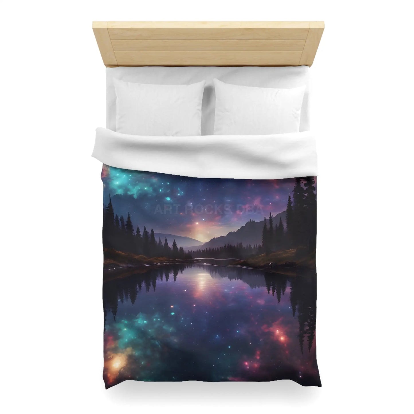 Cosmic Wilderness Duvet Cover - Celestial Bedding Dreamy Bedroom Decor Unique Gift for Galaxy Lovers Starry Night Home