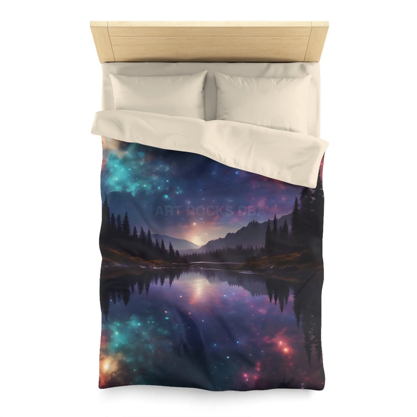 Cosmic Wilderness Duvet Cover - Celestial Bedding Dreamy Bedroom Decor Unique Gift for Galaxy Lovers Starry Night Home