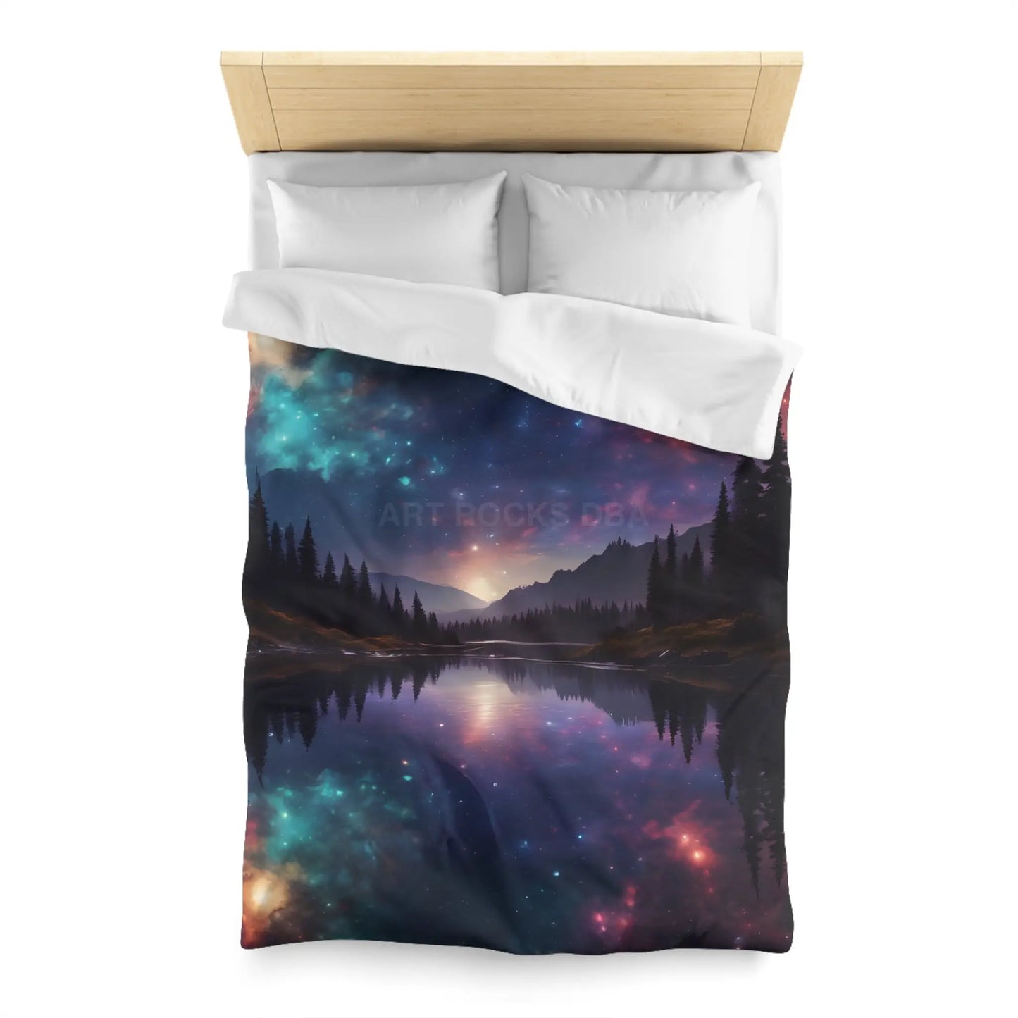 Cosmic Wilderness Duvet Cover - Celestial Bedding Dreamy Bedroom Decor Unique Gift for Galaxy Lovers Starry Night Home