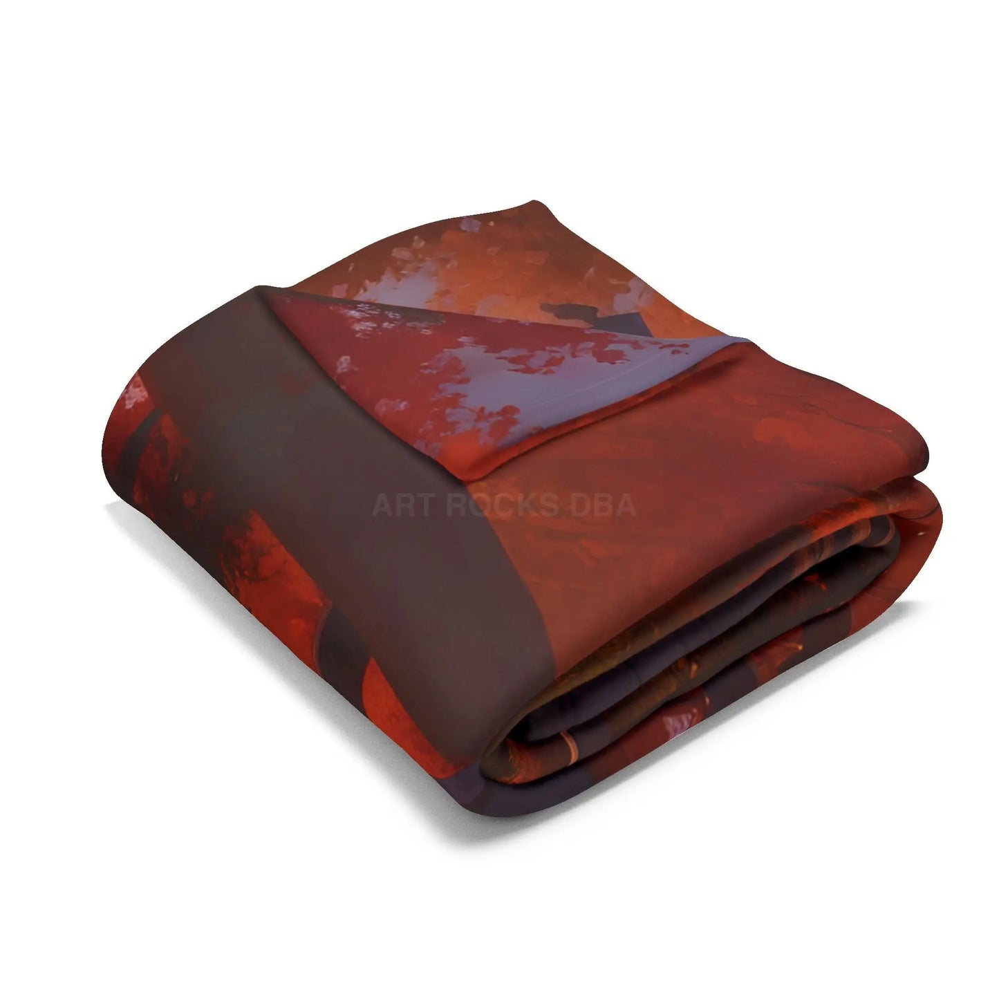 Cozy Autumn Porch Fleece Blanket - Warm Throw for Fall Decor Outdoor Picnic Cabin Vibes Gift for Him/Her Seasonal Home