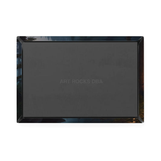 Cozy Cabin Scene Magnet Rustic Home Decor Nature Lover Gift Fridge Magnet Wall Art Decoration Perfect for Mountain